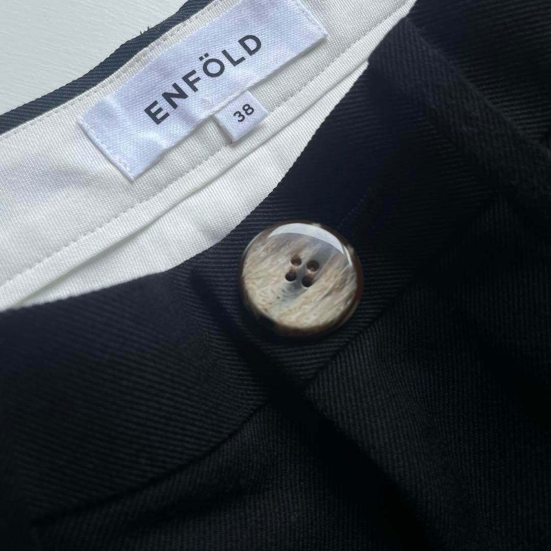 美品】ENFOLD エンフォルド ワイド キュロット パンツ 春夏 4万 美品