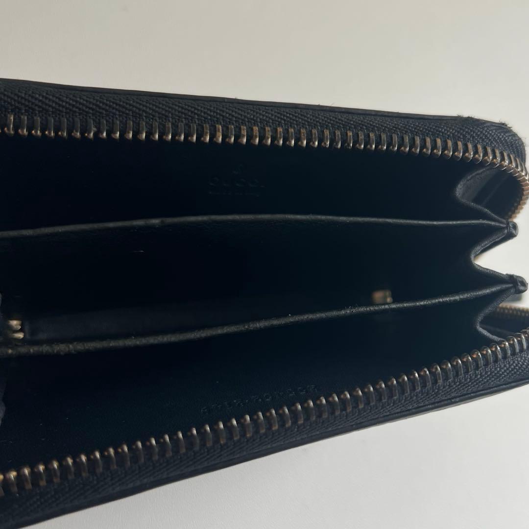 20 美品 GUCCI グッチ マイクロシマ 小銭入れ 財布 カードケース