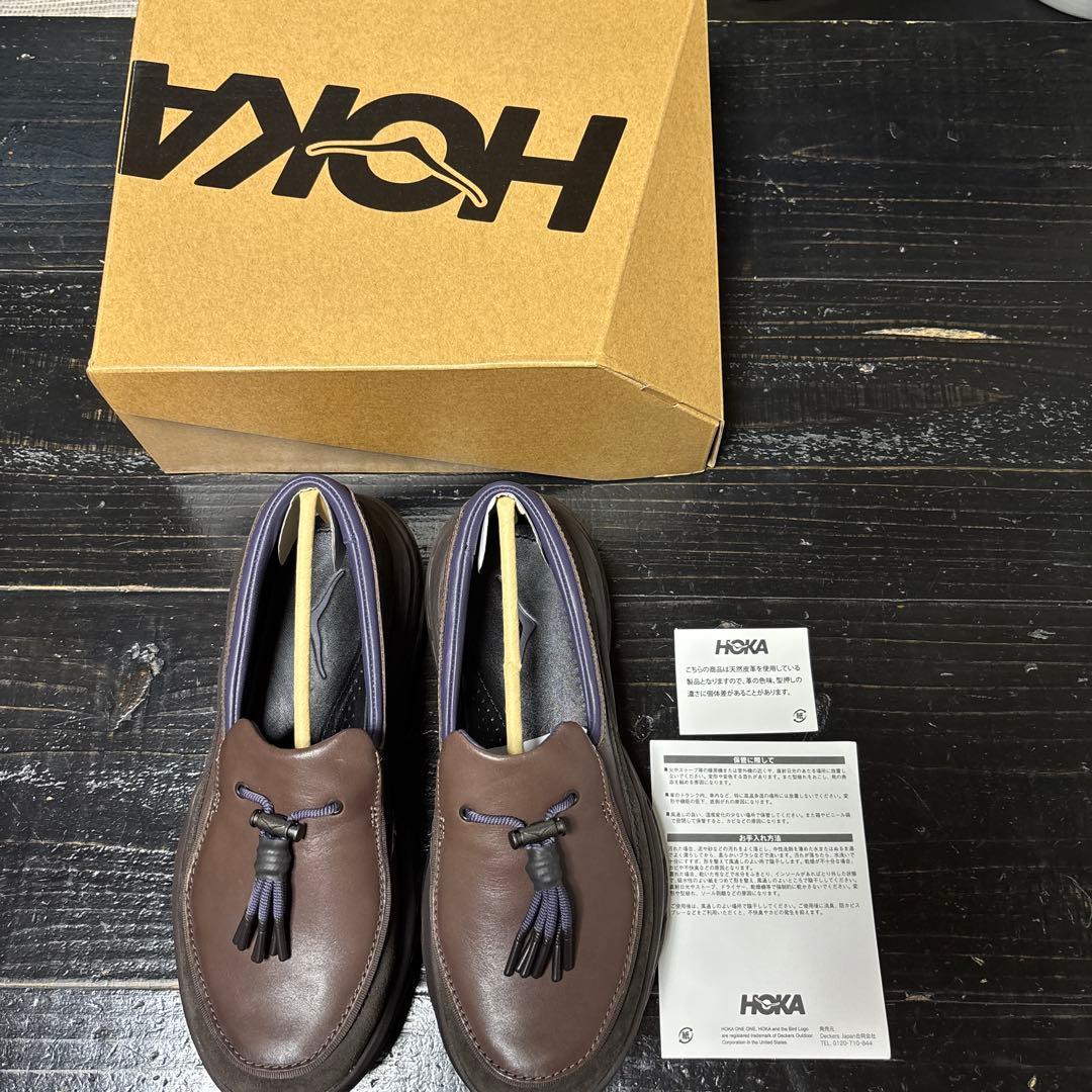 新品未使用 Hoka Speed Loafer Walnut 26cm