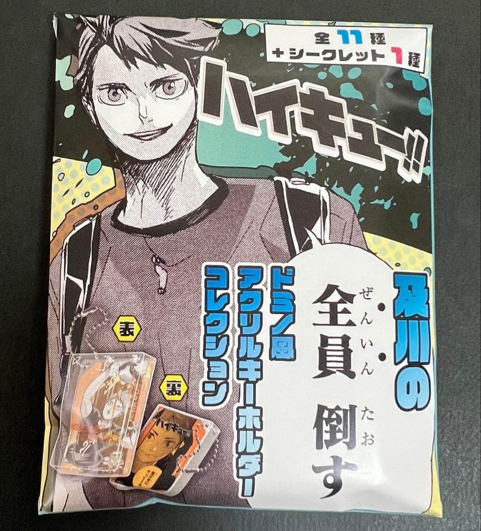 ハイキュー 及川 全員倒す ドミノ風アクリルキーホルダーコレクション 未開封50