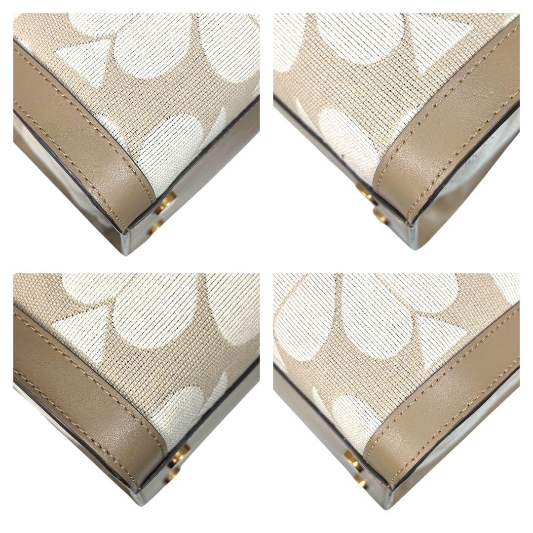 美品　ケイトスペード　2way　A4　スペードフラワー　ショルダーバッグ　斜め掛