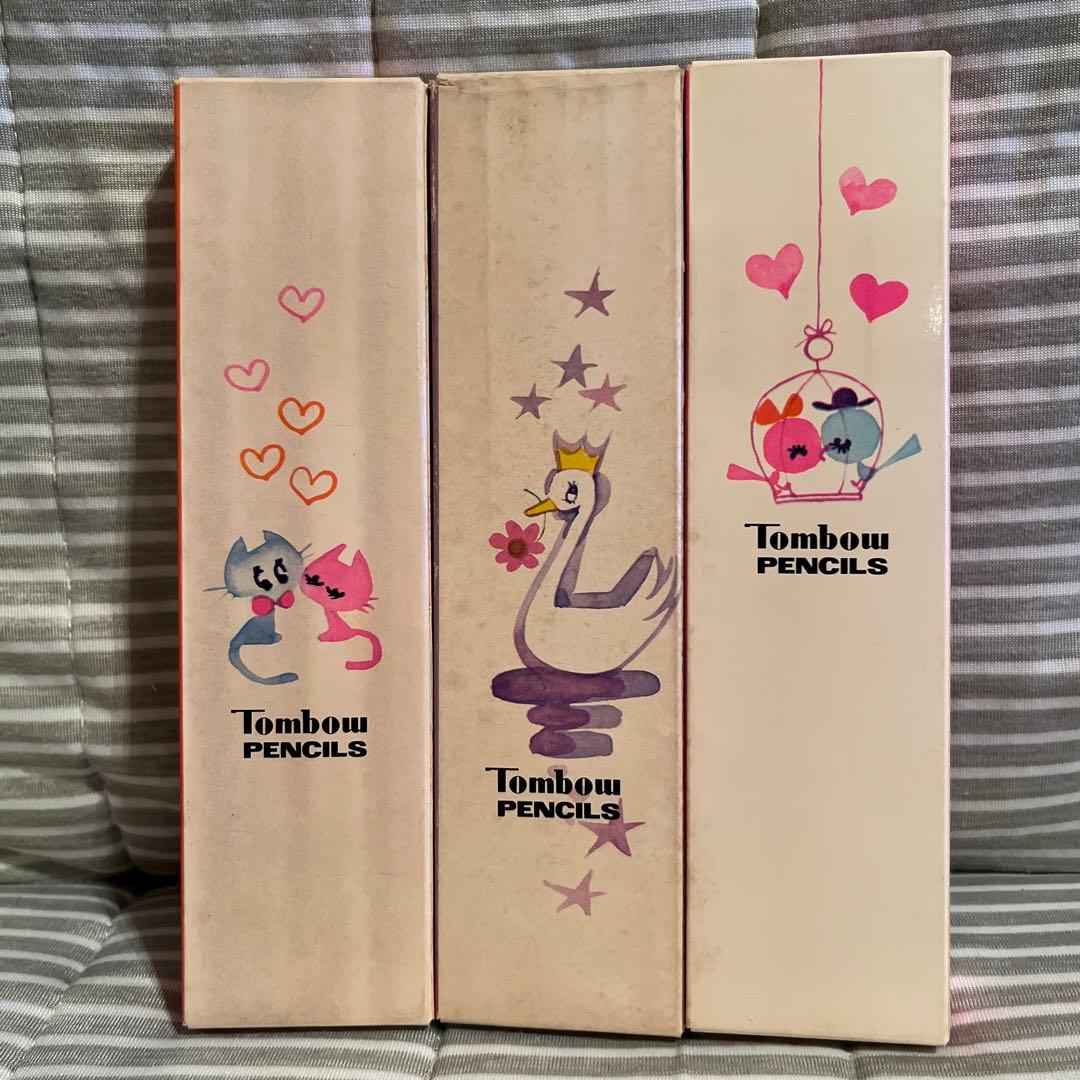 新品未使用 昭和レトロ トンボ鉛筆 田村セツコ HB 鉛筆3ダースセット