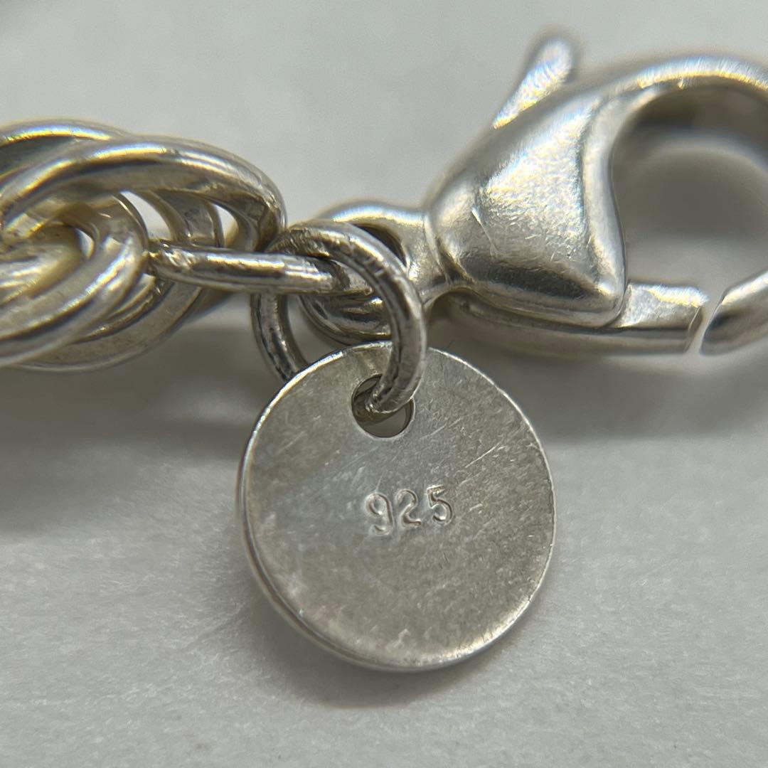 ティファニー TIFFANY ツイストロープ チェーンブレスレット SV925