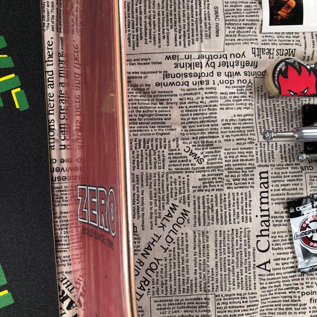 【ZERO】 スケボー デッキデッキ セット 8.0