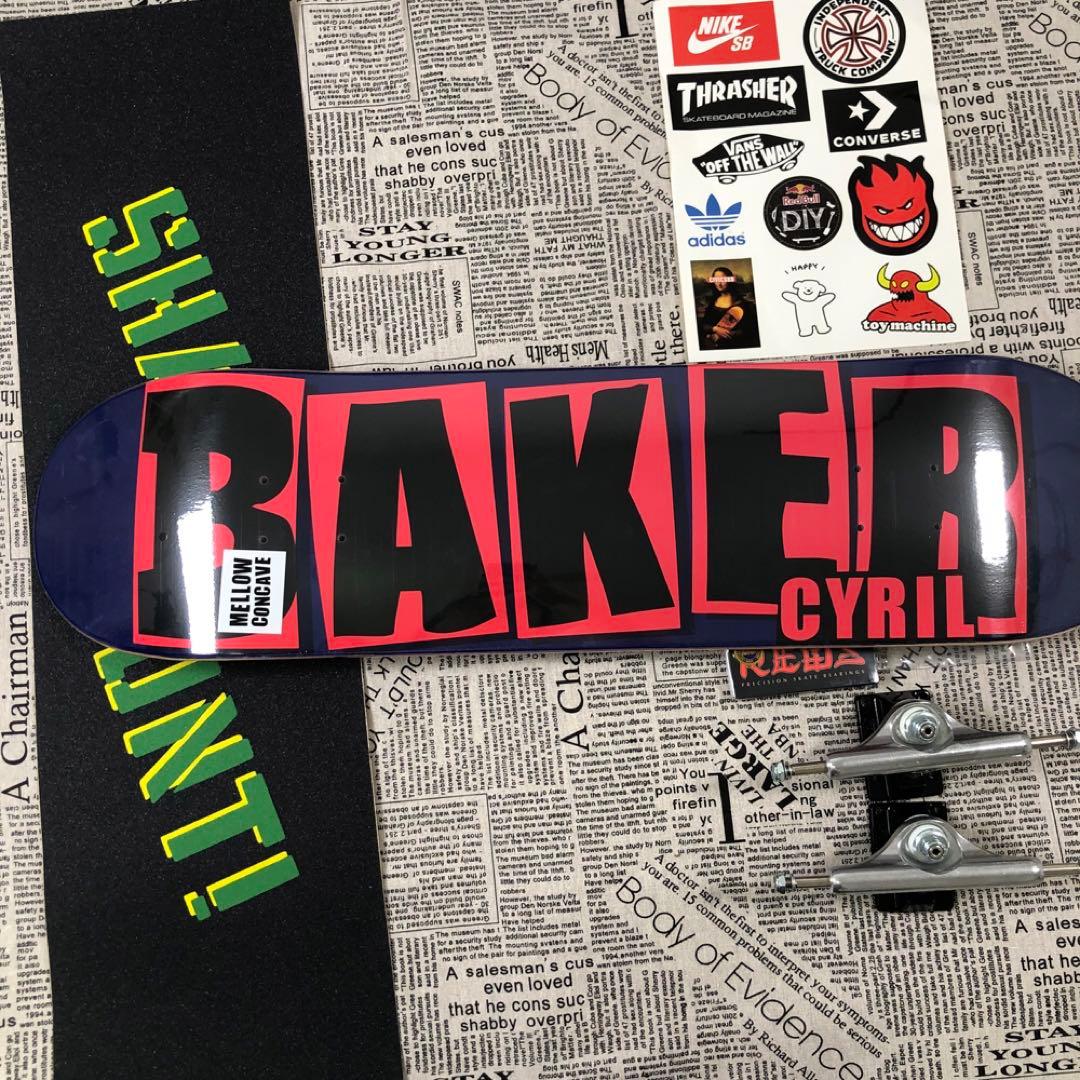 BAKER スケートボード スケボーセット 8.0