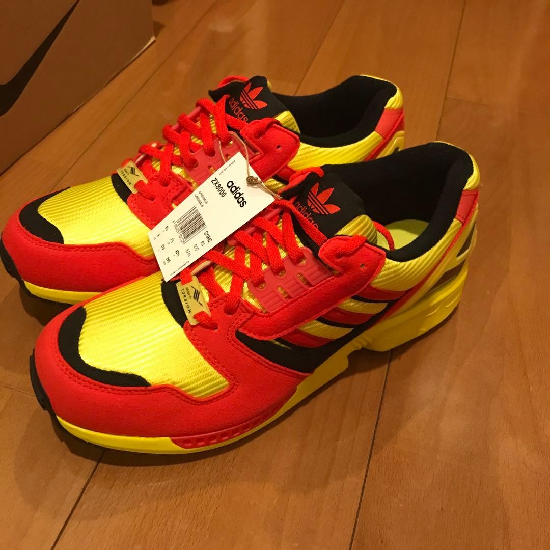 新品限定！KITH購入アディダスZX8000/27cm adidas復刻赤×黄 - メルカリ
