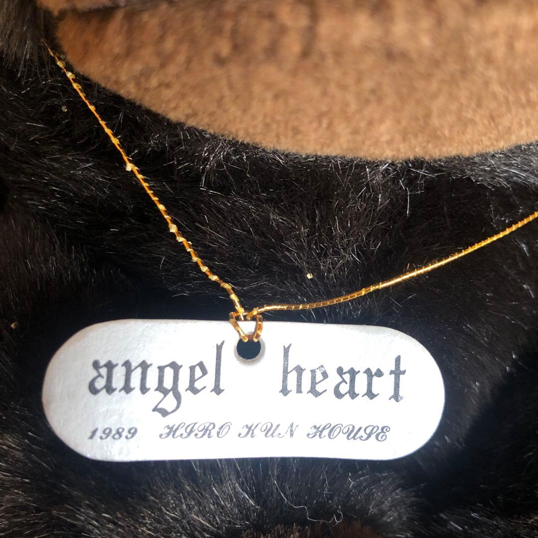 angel heart ぬいぐるみ 黒 1989年製
