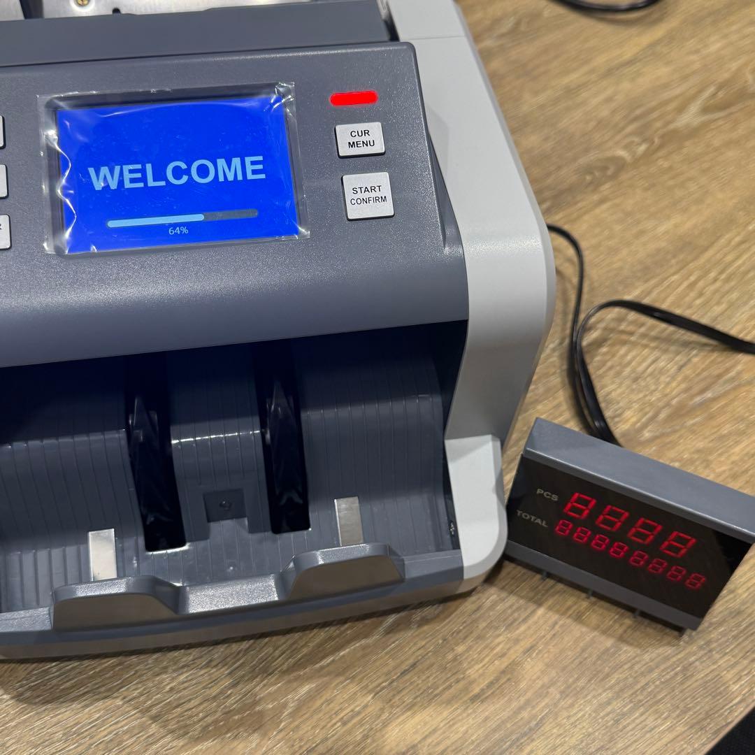 HALIPU 紙幣カウンター 紙幣計数機 日本円、米ドル、ユーロ