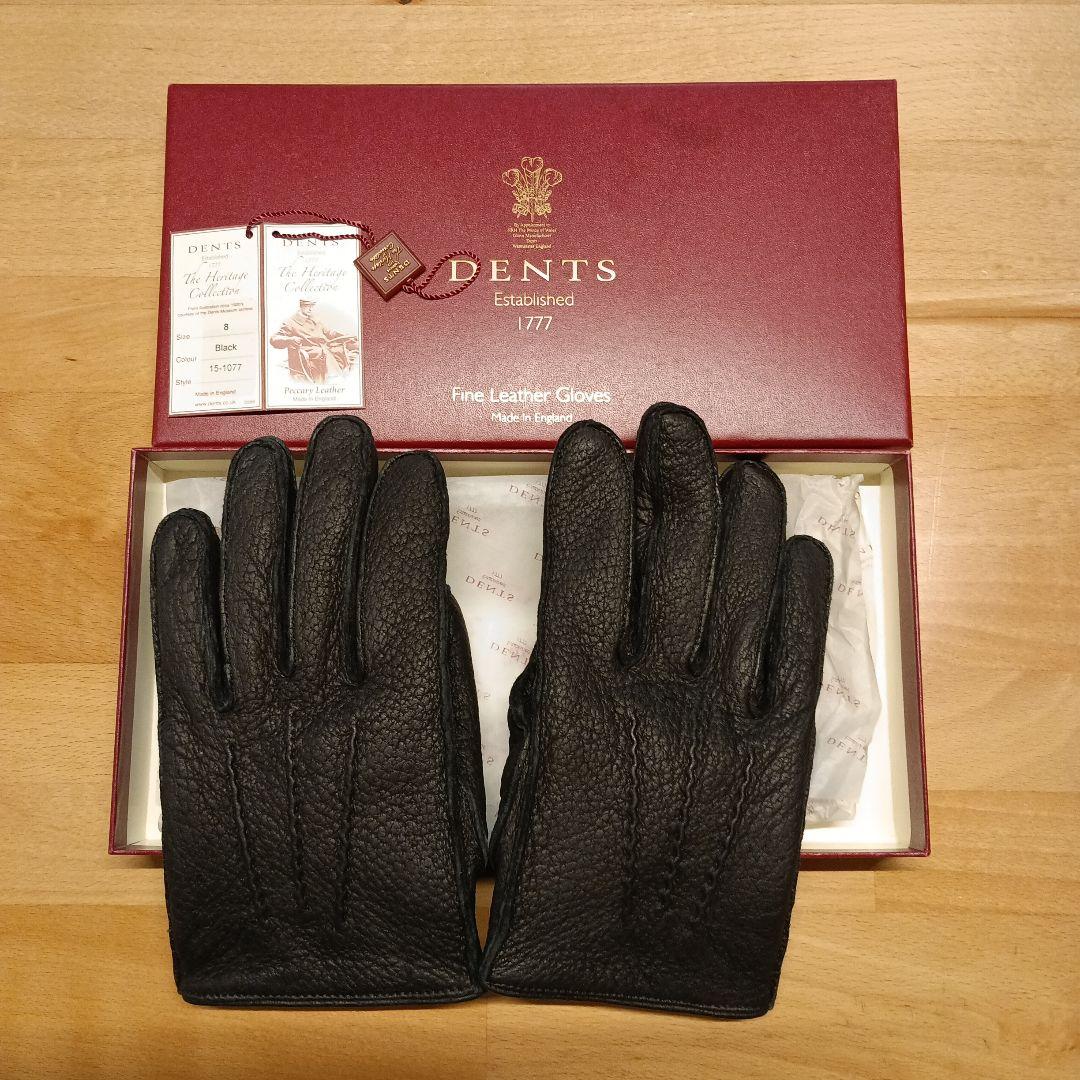 DENTS ペッカリー グローブ カシミヤライニング 黒 - メルカリ