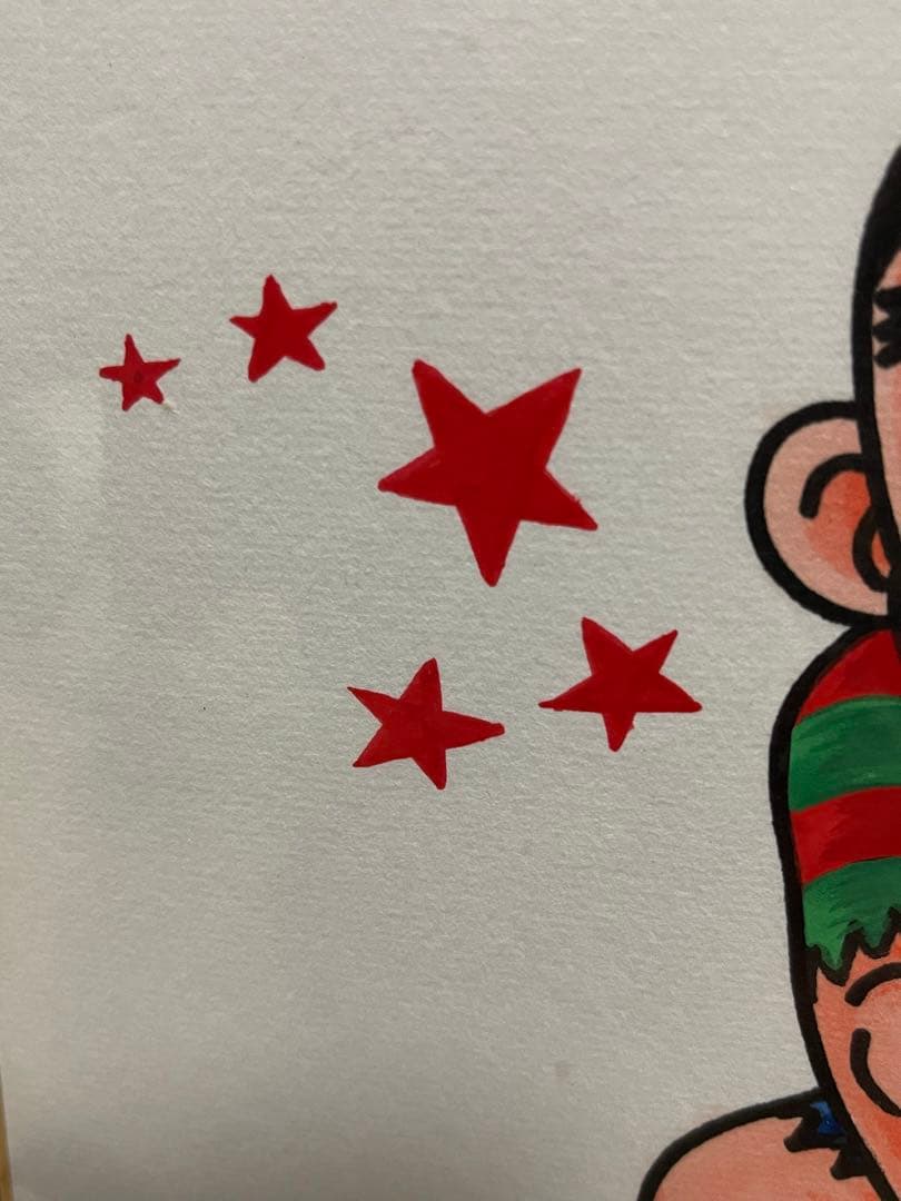 藤子不二雄　プロゴルファー猿　直筆イラスト　サイン　藤子不二雄　サイン