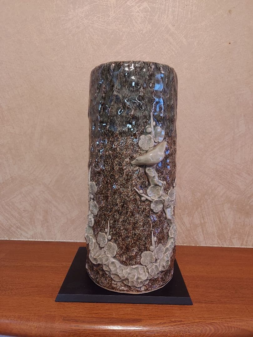 相馬焼　梅に鶯　花瓶　陶芸　工芸品 2026年最新】相馬焼 花瓶の人気アイテム - メルカリ