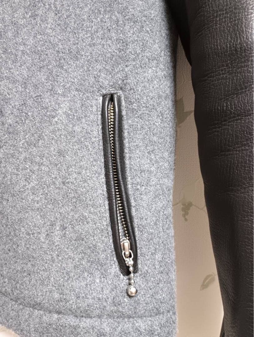 DELAY by Win & Sons ライダースジャケット グレー