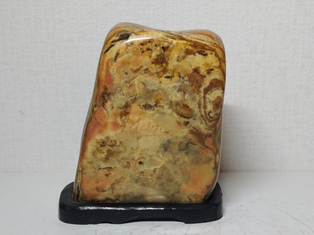 オニキス 1.6kg 瑪瑙 アゲート 原石 鑑賞石 自然石 誕生石 鉱物 鉱石