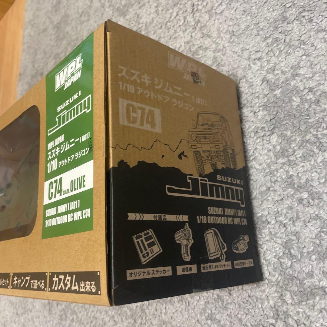 スズキ ジムニー〔JA11〕 1/10アウトドアラジコン C74 OLIVE