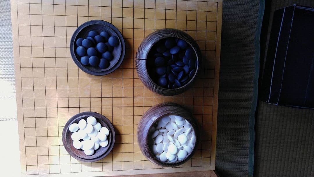 碁盤碁石セット(ふたつき)