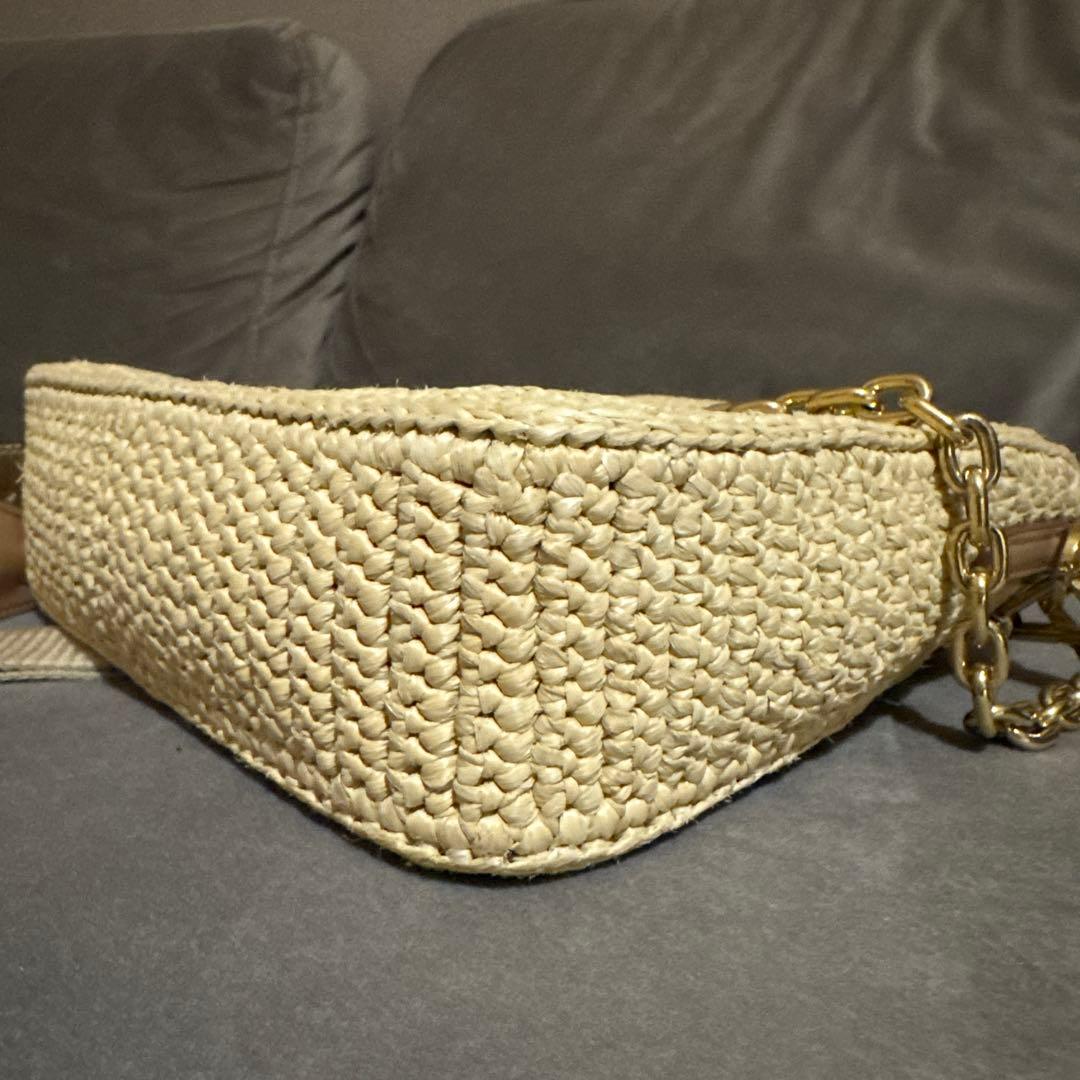 【入手困難】プラダ リエディション 2005 ショルダーバッグ ラフィア