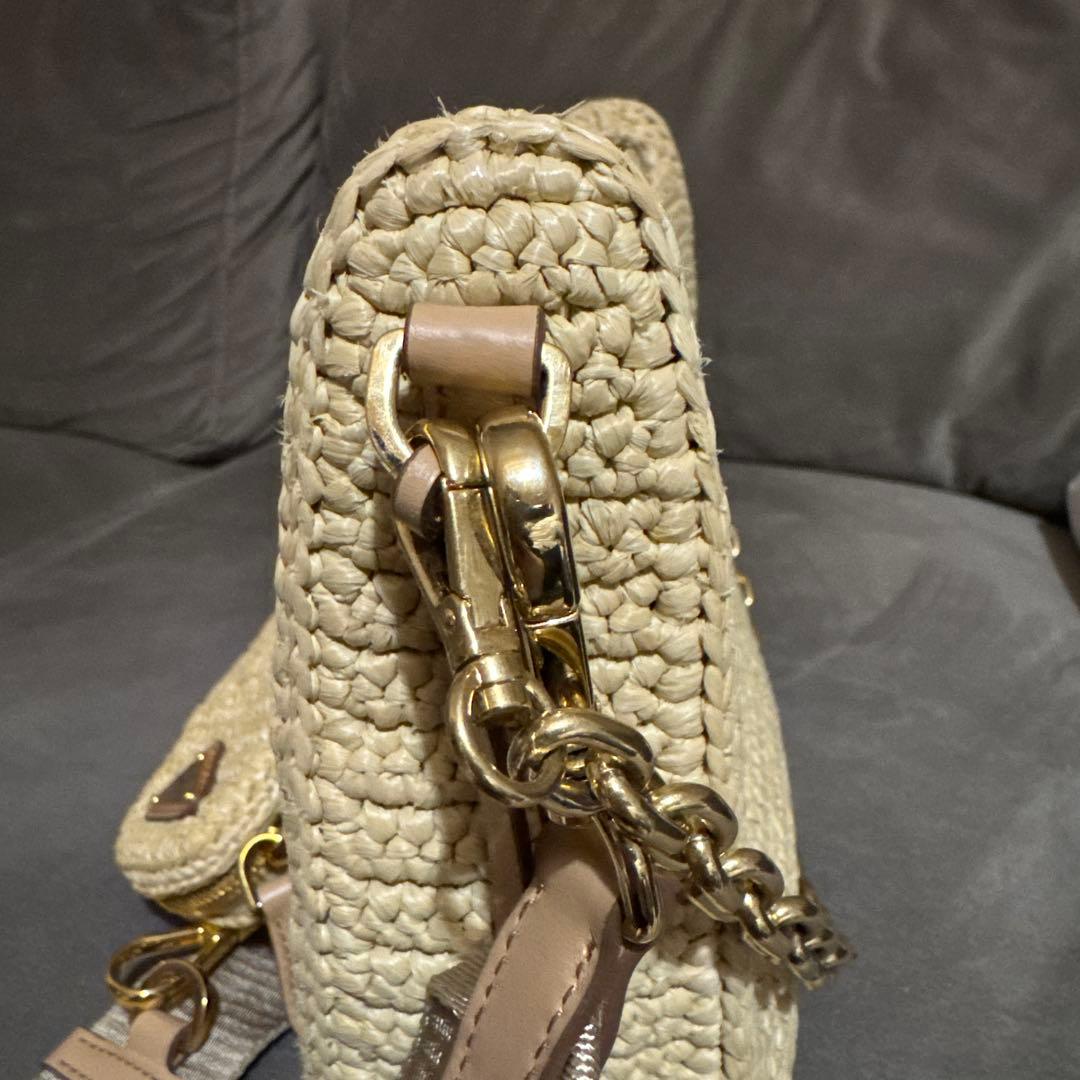 【入手困難】プラダ リエディション 2005 ショルダーバッグ ラフィア