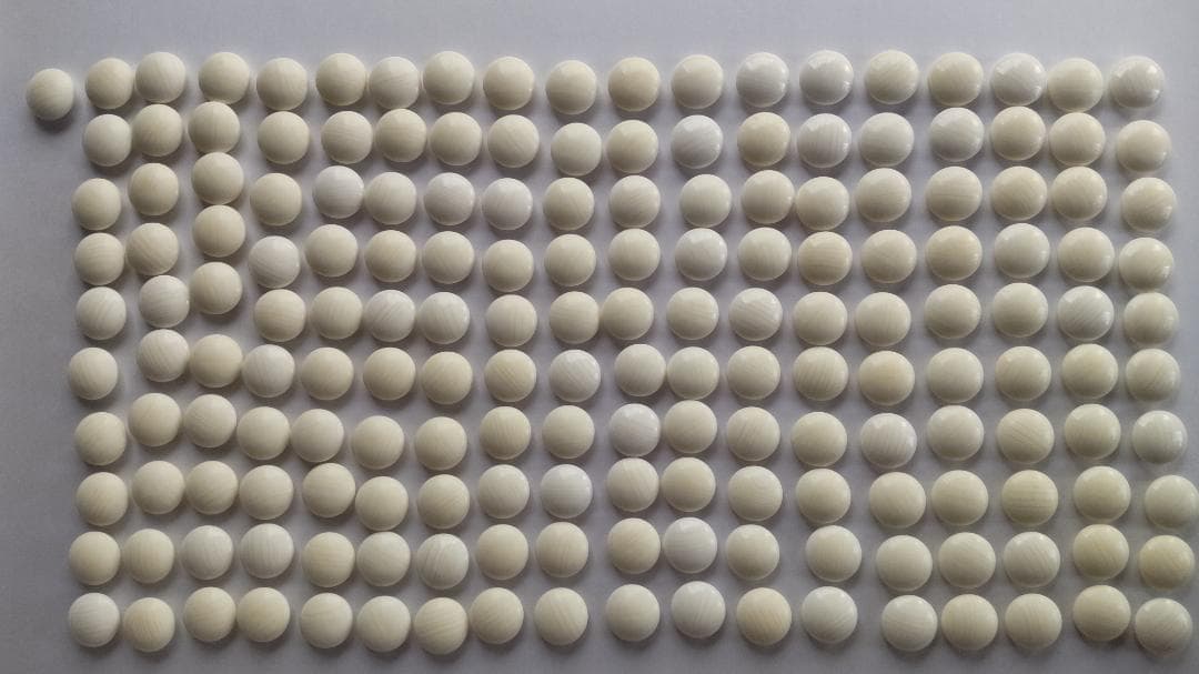 日向特製 蛤碁石 本蛤白＋本那智黒 月印34号