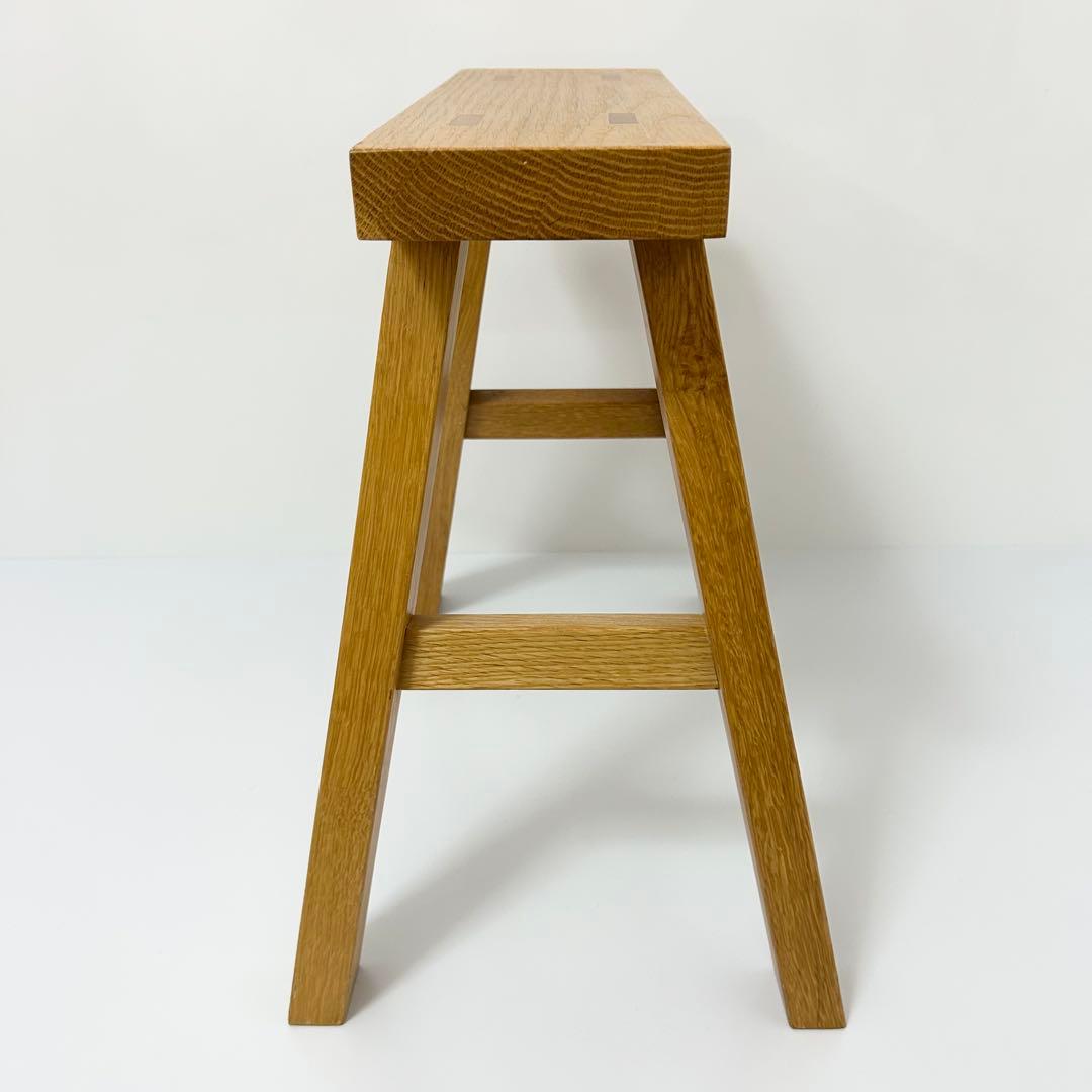 無印良品 MUJI ベンチ オーク材 小 廃盤品 スツール　②