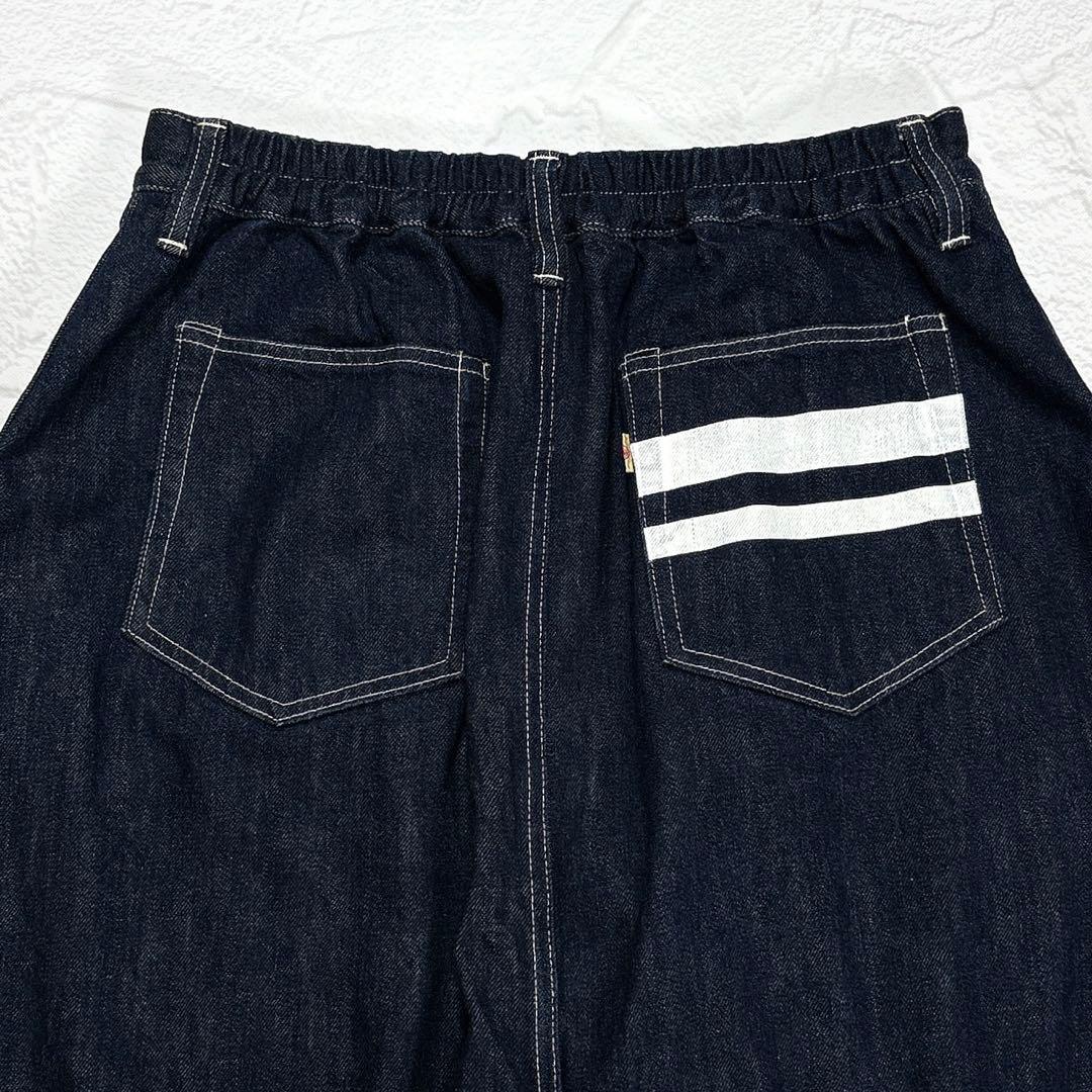 ✨極美品✨桃太郎ジーンズ 出陣 デニム スカート風パンツ ガウチョ