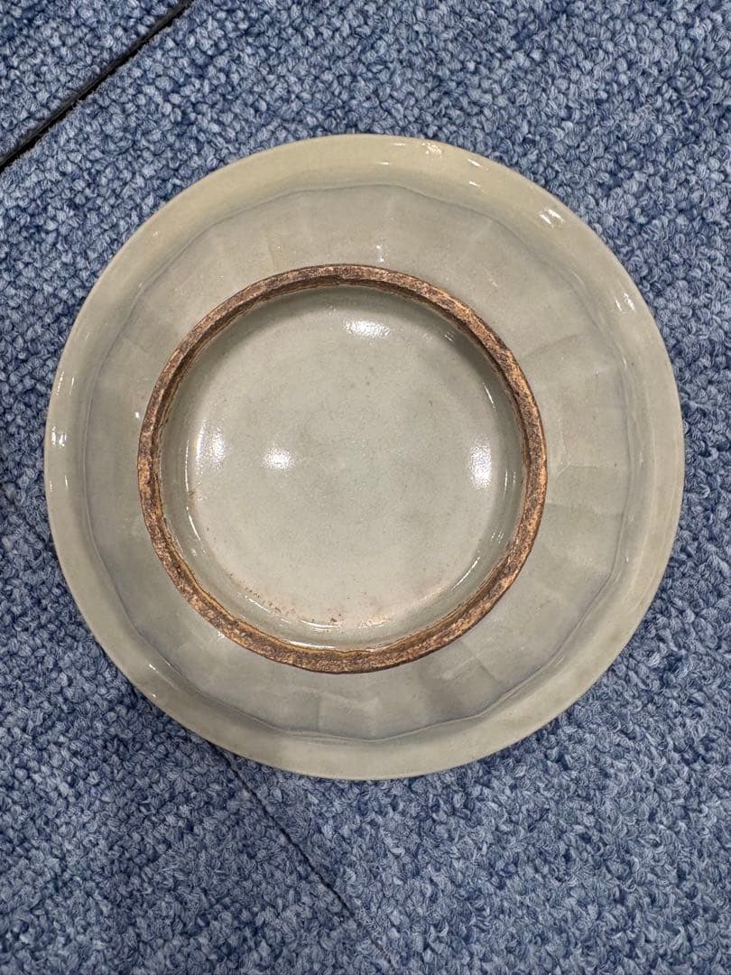 中国龍泉窯双魚模様平皿