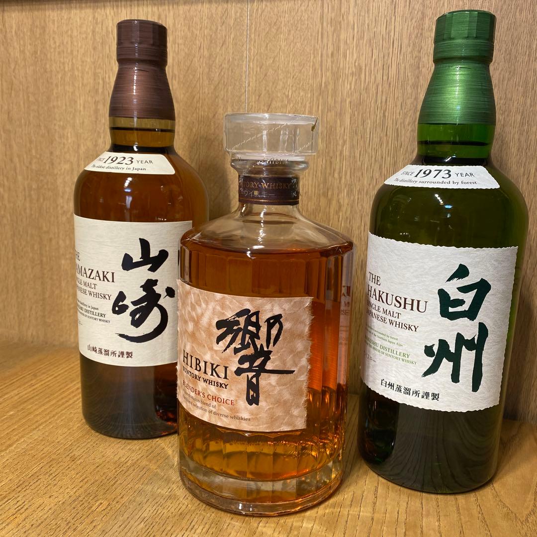 響ブレンダーチョイス響山崎知多720ミリ白州180ミリ3本