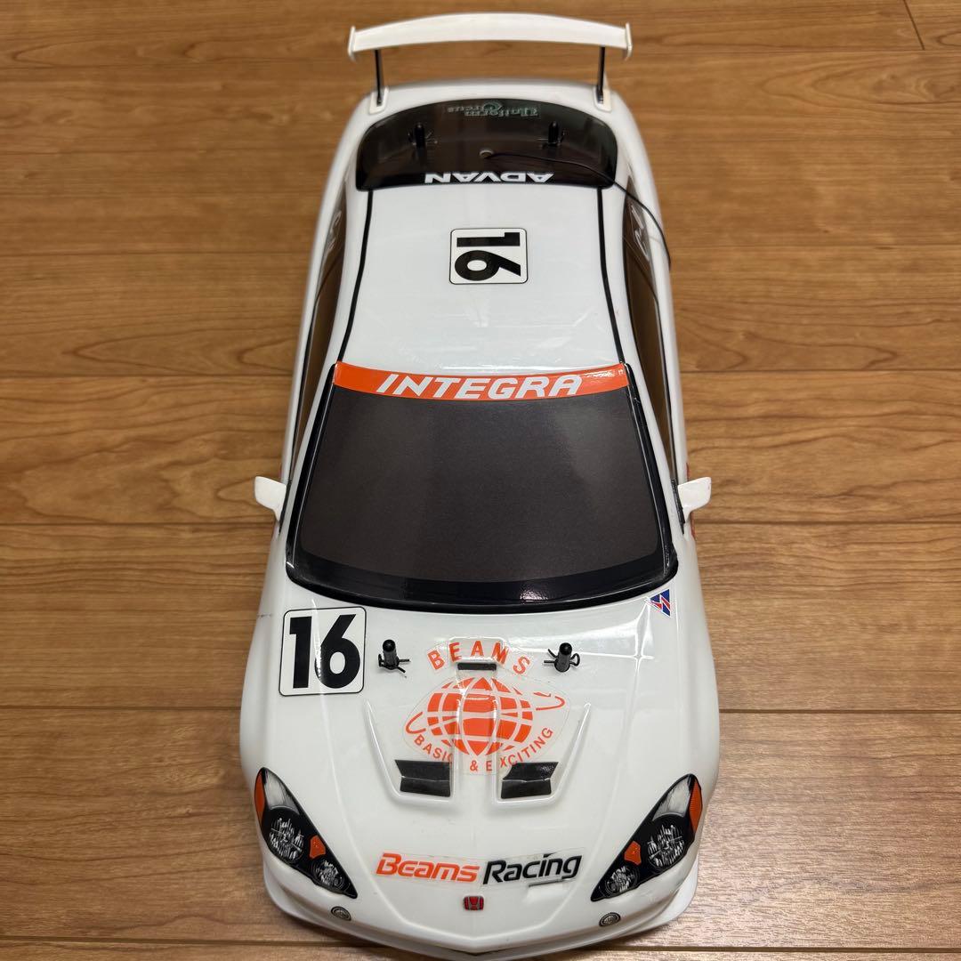 タミヤ　BEAMSインテグラ完成品　CPRユニット　サーボつきラジコンTL-01