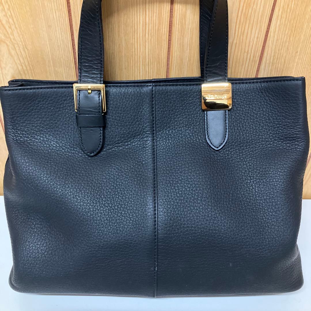 E22 Burberry バーバリー レザー トートバッグ ハンドバッグ