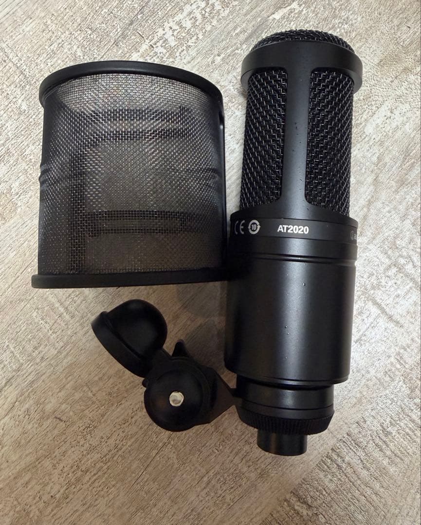 audio technica　AT2020 コンデンサーマイク ブラック