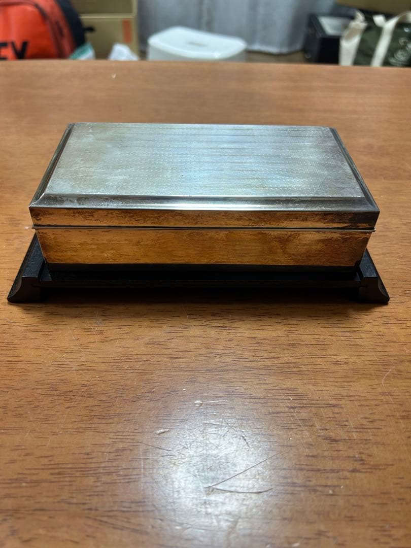 純銀 SILVER 950小物入れ銀製煙草入れアンティーク235g - メルカリ