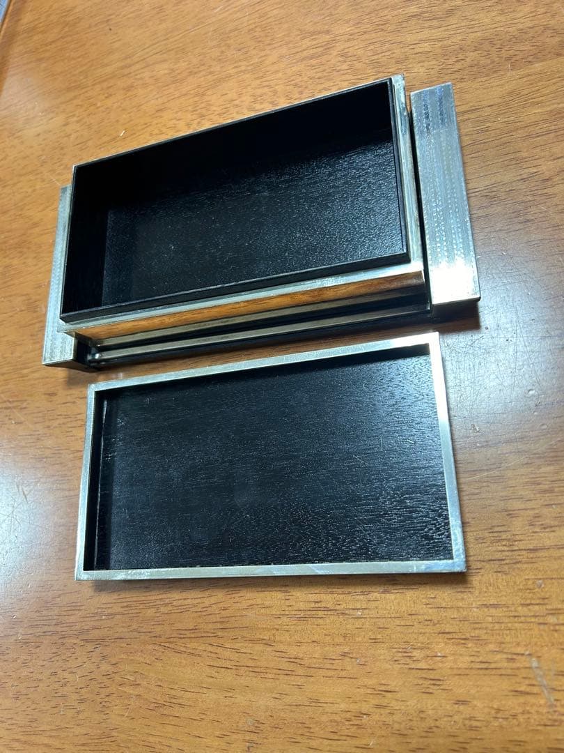 純銀 SILVER 950小物入れ銀製煙草入れアンティーク235g - メルカリ