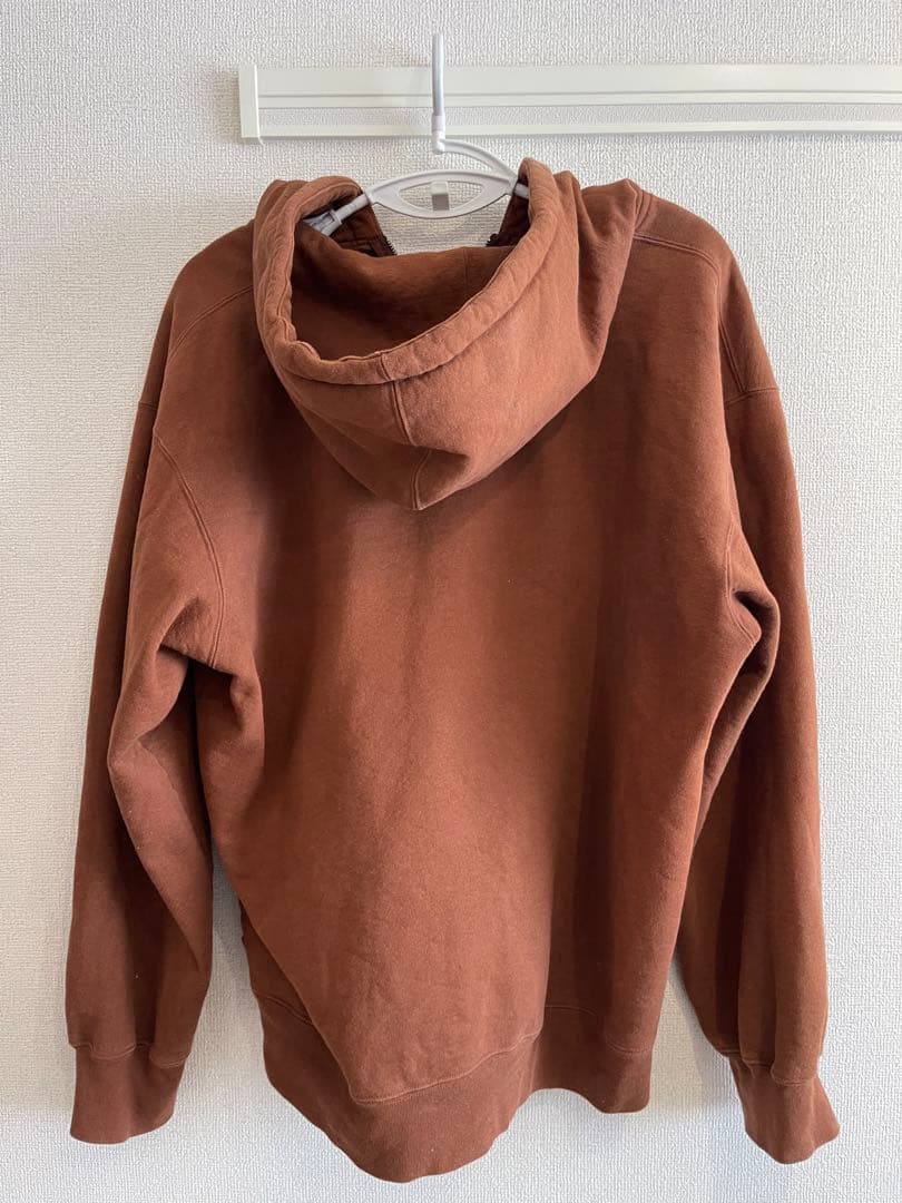 Supreme ブラウン ジップアップフーディ　XLサイズ