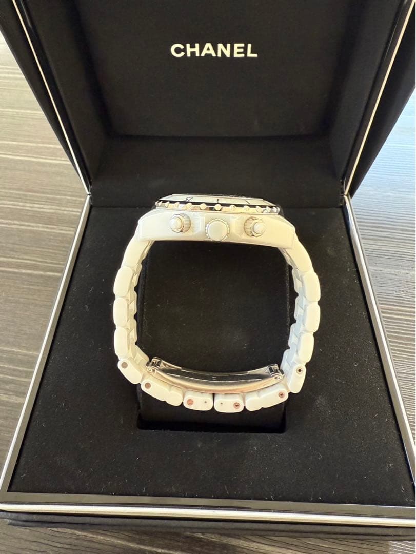 極美品　H2009 CHANEL J12 クロノグラフ　メンズ腕時計　自動巻