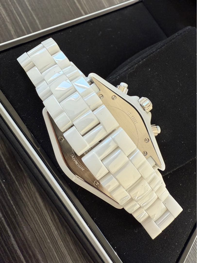 極美品　H2009 CHANEL J12 クロノグラフ　メンズ腕時計　自動巻
