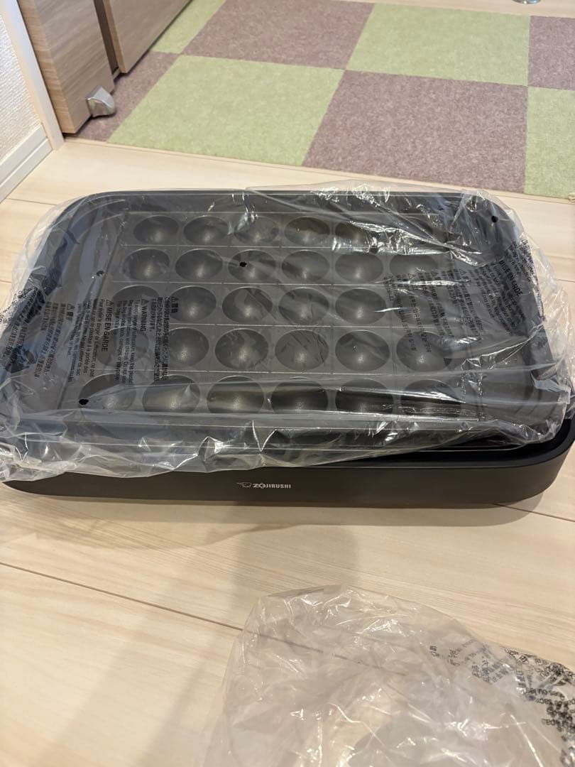 未使用 ホットプレート たこ焼きプレート付き 黒