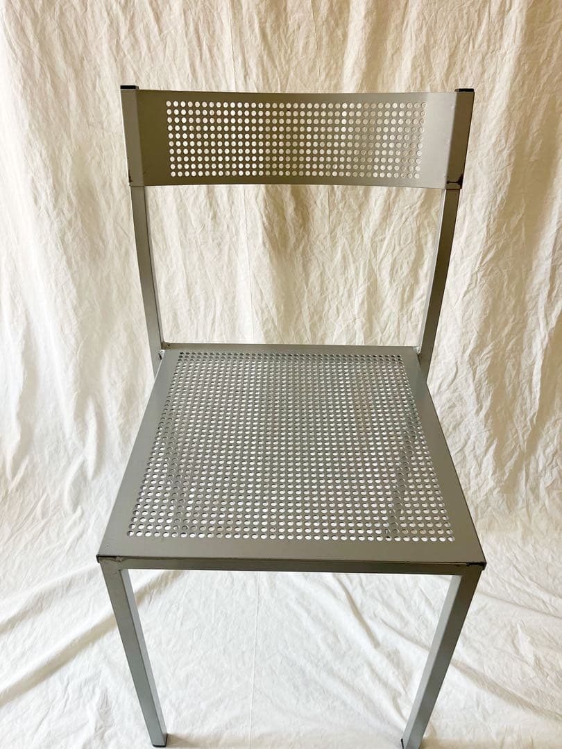 ポストモダン』パンチングメタル チェア ヴィンテージ 三原昌平 モダン