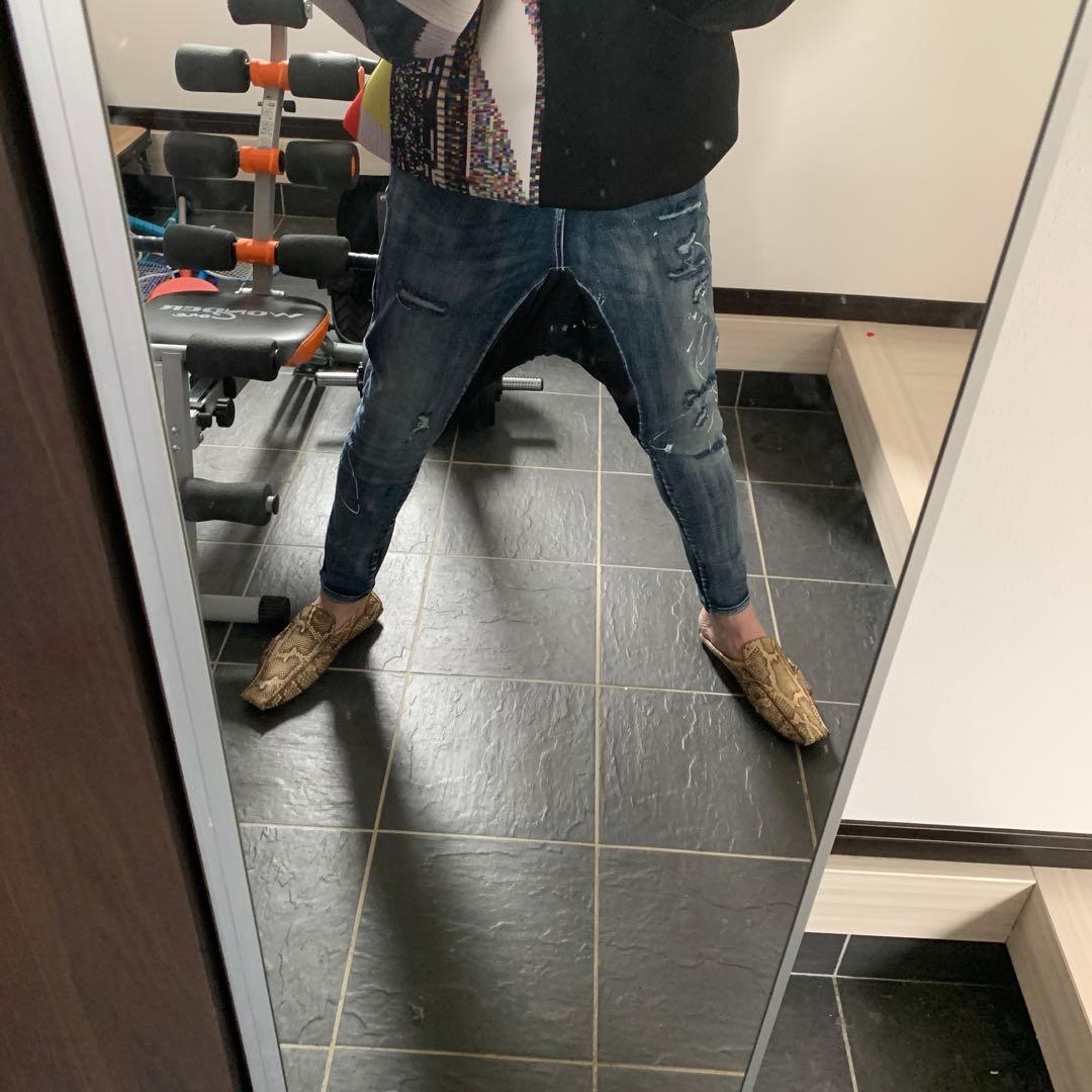 GACKTさん着用風 サルエルデニム【Mサイズ】 - メルカリ