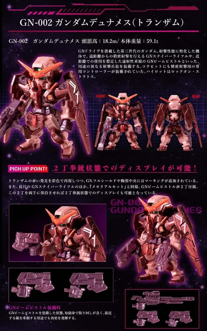 機動戦士ガンダム00 トランザムセット GUNDAM CONVERGE CORE