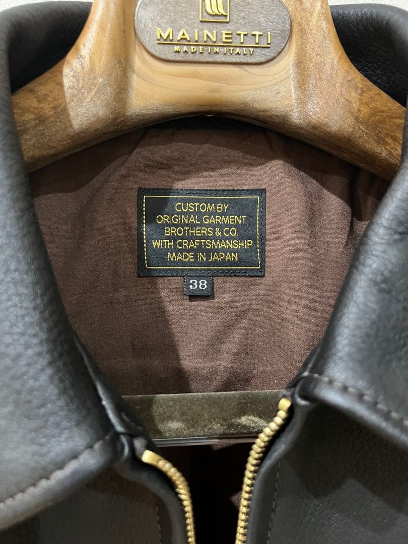 O.G.BROS OG-2 Ver.Deer サイズ38 オージーブロス 鹿革