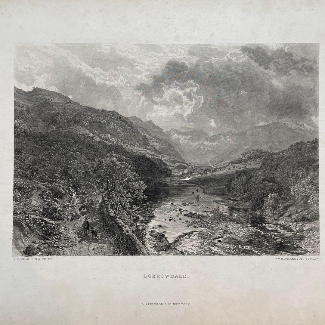 Samuel Bough RSA Borrodale エッチング　版画