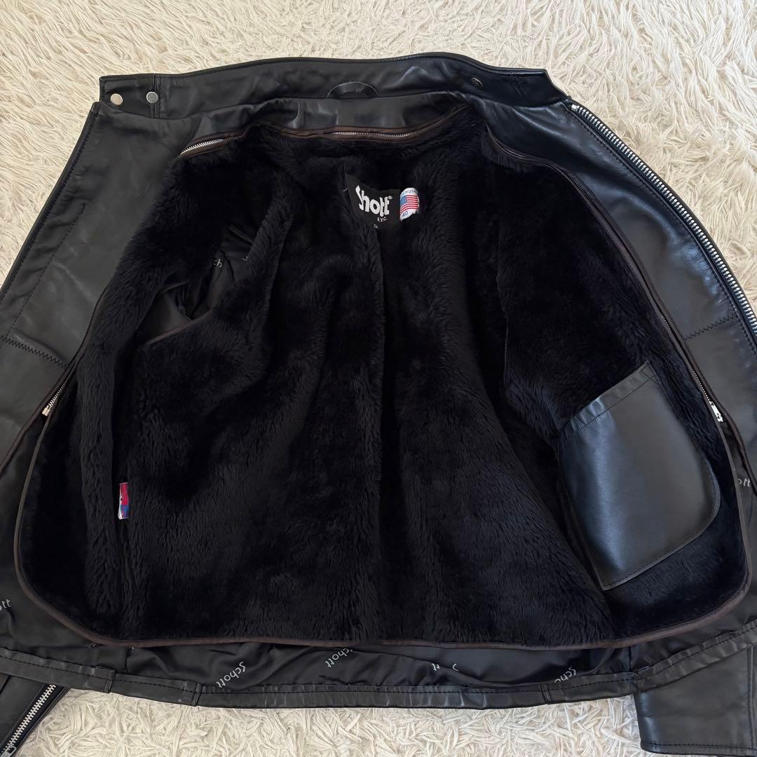 聡*樹様 Schott 641 シングルライダース USA製 40 レザージャケ