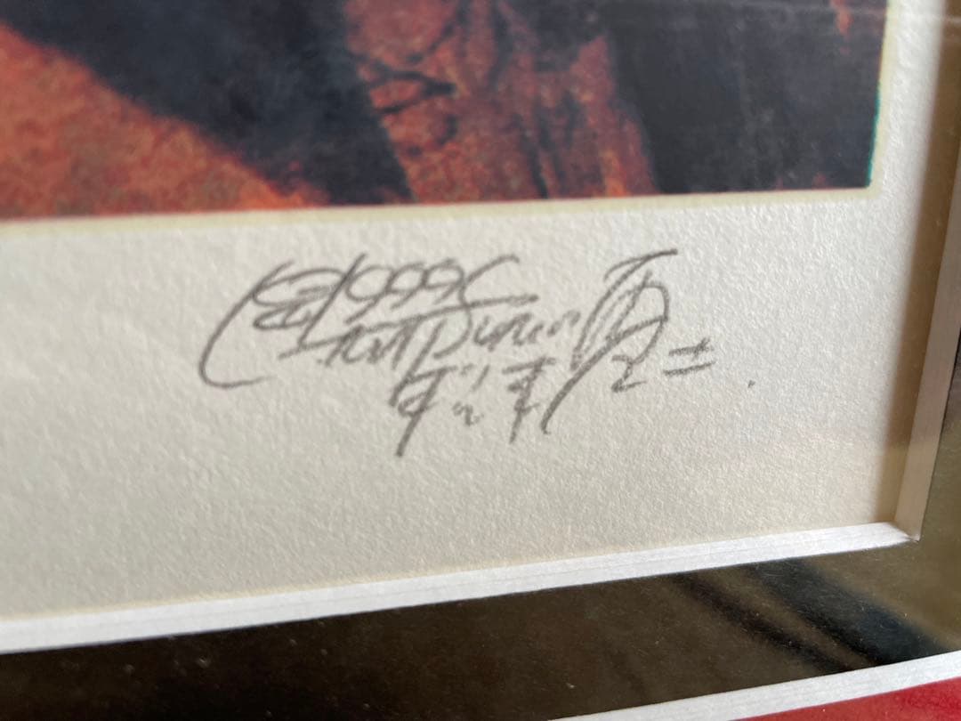 クイーンエメラルダス 〜無限への旅発ち〜 松本零士 版画 サイン入り