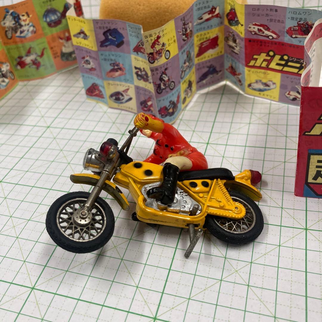 ポピニカ超合金仮面ライダーストロンガーのテントローのバイク初期版の黒ブーツ版