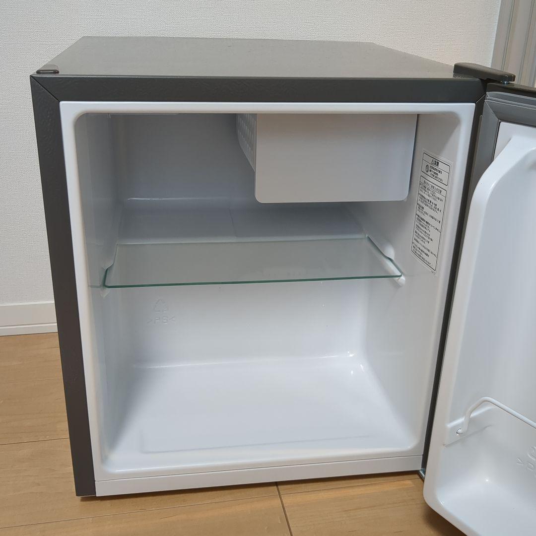 Hisense 小型冷蔵庫 R-A45S シルバー ガラス棚付き 1ドア 45L