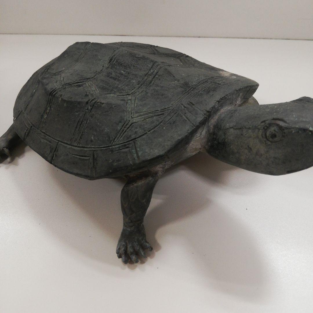 江戸時代後期～明治時代中期頃25センチ古銅製稀少細密造形美術