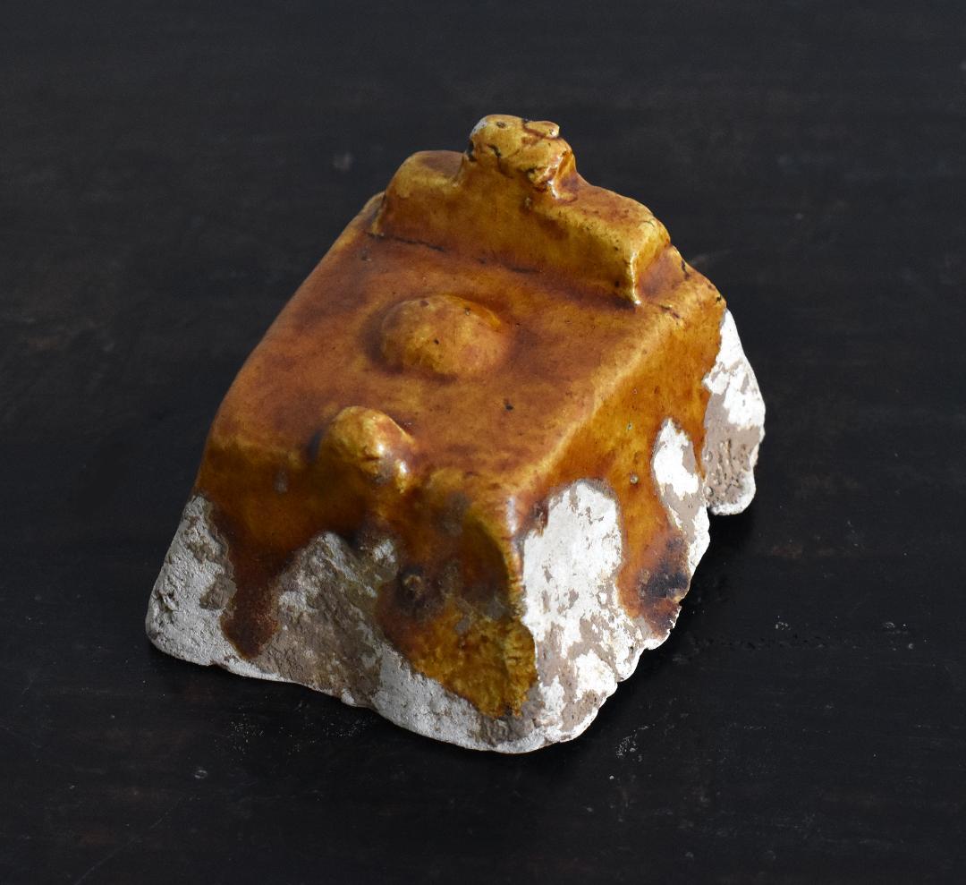 7～9世紀 唐時代 中国 唐三彩 ミニチュア 窯 /出土/古玩/漢/明/元/陶器