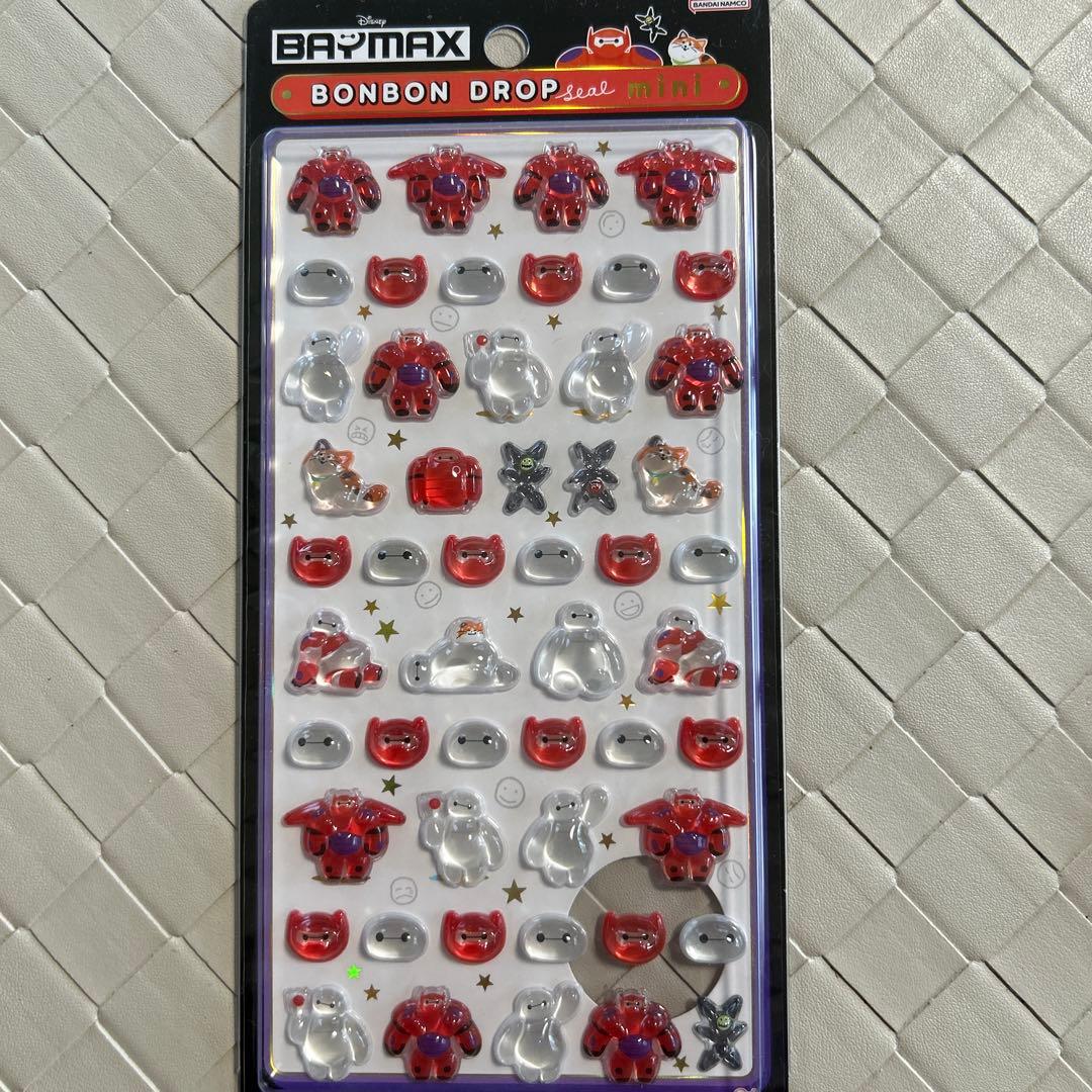 【正規品】ディズニースヌーピーサンリオボンボンドロップシール　ミニ7枚