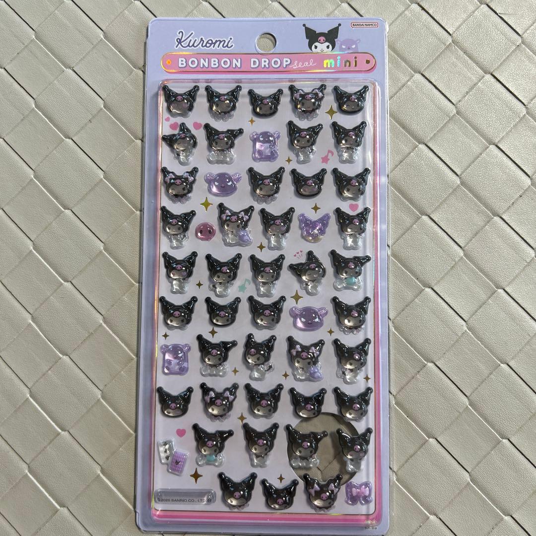 【正規品】ディズニースヌーピーサンリオボンボンドロップシール　ミニ7枚