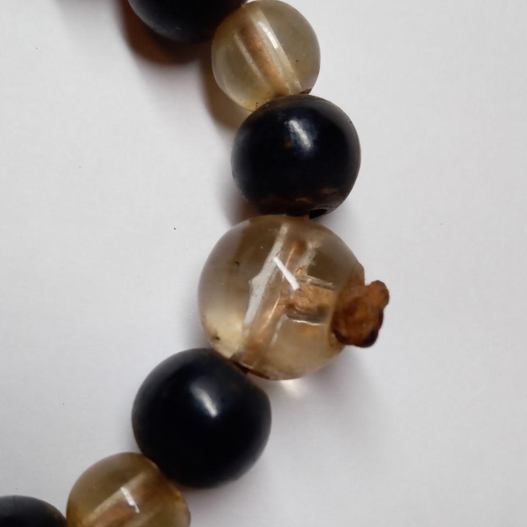高野山 水晶 数珠 念珠 二連 パワーストーン 骨董 念力 サイキック