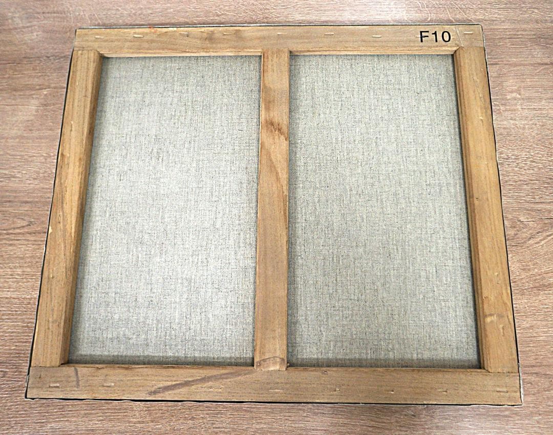 0006 絵画 宇宙 木製 額縁